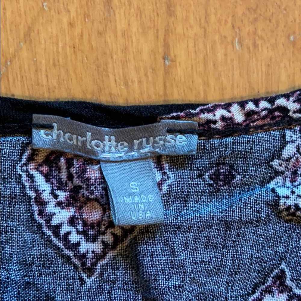 Charlotte Russe boho blouse - Picture 3 of 4